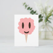 Happy Pink Cotton Candy Postkarte (Stehend Vorderseite)