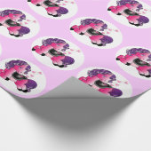 Happy Pink Geschenkpapier (Ecke)