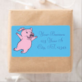 Happy Pink Pig Jumping Thunder_Cove (Insitu)