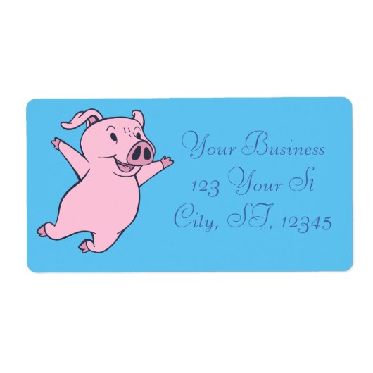 Happy Pink Pig Jumping Thunder_Cove (Vorne)