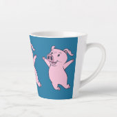 Happy Pink Pig Jumping Thunder_Cove Milchtasse (Rechts)