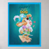 Happy Pirate Dog Poster  (Vorne)