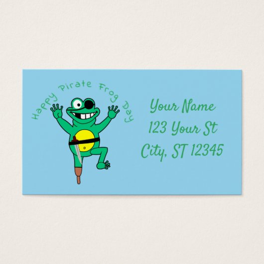 Happy Pirate Frog Day Thunder_Cove (Vorderseite)