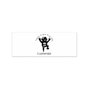 Happy Pirate Frog Day Thunder_Cove Gummistempel