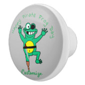 Happy Pirate Frog Day Thunder_Cove Keramikknauf (Rechts)
