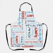 Happy Pirate Party Slogans Schürze (Vorderseite)