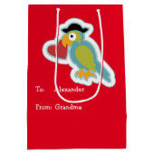 Happy Pirate Valentine Mittlere Geschenktüte (Rückseite)