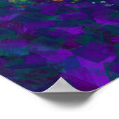 Happy Pit Bull Pop Art Poster (Ecke)