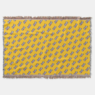 Happy Pit BullThrow Blanket Decke