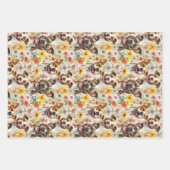 Happy Pitbull Hunde, Pit Bulls Geschenkpapier Set (Vorderseite)