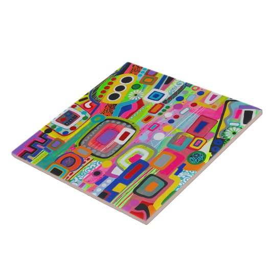 Happy Place 6 x 6 Keramik Tile Fliese (Seite)