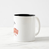 Happy Place Bacon Zweifarbige Tasse (VorderseiteRechts)