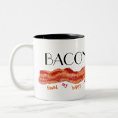 Happy Place Bacon Zweifarbige Tasse (Links)