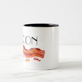 Happy Place Bacon Zweifarbige Tasse (Mittel)
