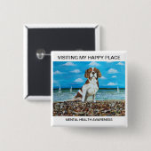 Happy Place Button (Vorne & Hinten)