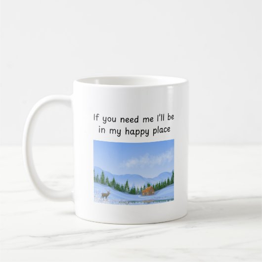 Happy Place Cabin Kaffeetasse (Links)
