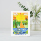 Happy Place in Maine Postkarte (Stehend Vorderseite)