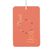 Happy Place Lovely Art Design Art Autolufterfrischer (Vorderseite)