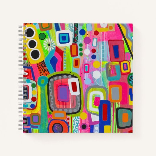 Happy Place Notebook Notizblock (Vorderseite)