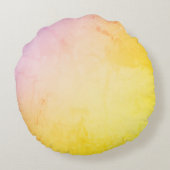 Happy Place Rundes Kissen (Rückseite)