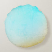 Happy Place Rundes Kissen (Rückseite)