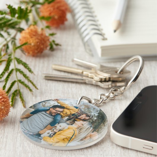 Happy Place Schlüsselanhänger (Vorderseite rechts)