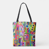 Happy Place Tote Bag Tasche (Rückseite)
