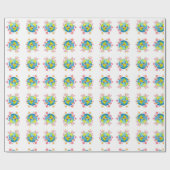 Happy Planet 2 Wrapping Paper Geschenkpapier (Flach)