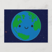 Happy Planet Earth Postkarte (Vorderseite)