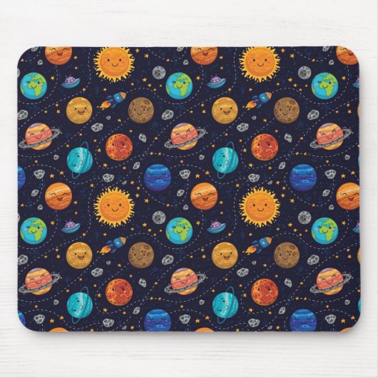 Happy Planet Mousepad (Vorne)