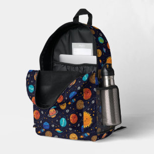 Happy Planets Backpack #3 Bedruckter Rucksack