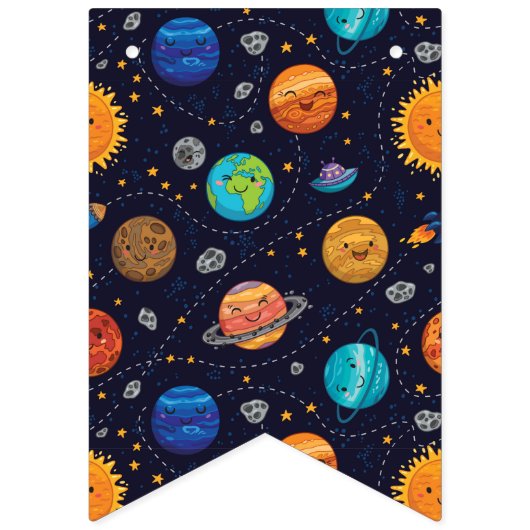 Happy Planets Banner (Zweite Fahne)