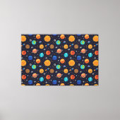 Happy Planets Canvas Print Leinwanddruck (Vorderseite)