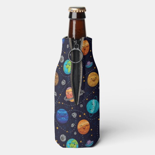 Happy Planets Cozy Flaschenkühler (Flasche Rückseite)