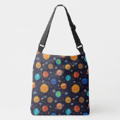 Happy Planets Cross-Body Bag Tragetaschen Mit Langen Trägern (Vorderseite)