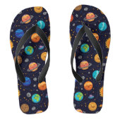 Happy Planets Flip Flops Badesandalen (Fußbett)