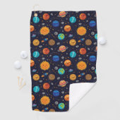 Happy Planets Golf Towel Golfhandtuch (Insitu)