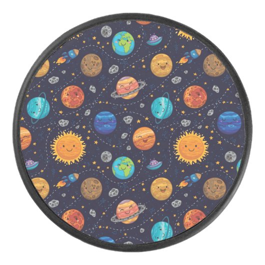 Happy Planets Hockey Puck (Vorderseite)