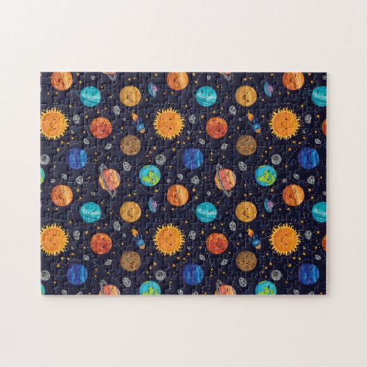 Happy Planets Jigsaw Puzzle (Horizontal)