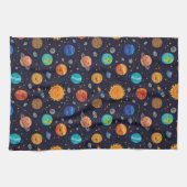 Happy Planets Kitchtuch Geschirrtuch (Horizontal)