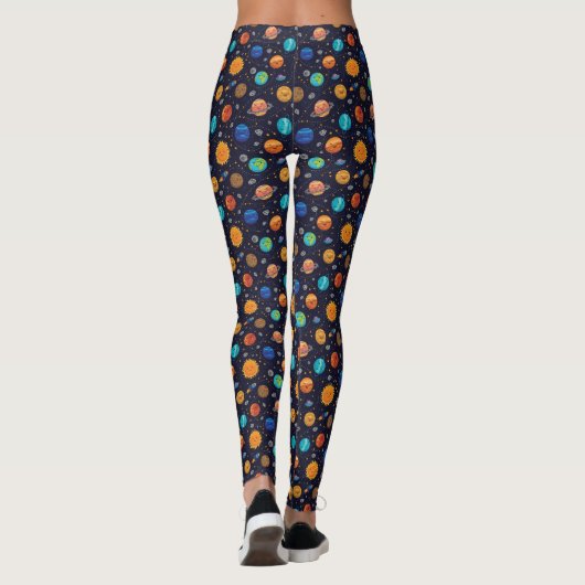 Happy Planets Leggings (Rückseite)