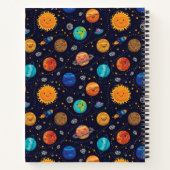 Happy Planets Notebook Notizblock (Rückseite)