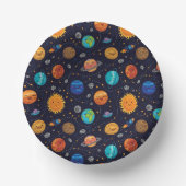 Happy Planets Paper Bowls Pappteller (Vorderseite)