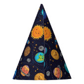 Happy Planets Paper Hat Partyhütchen (Rückseite)