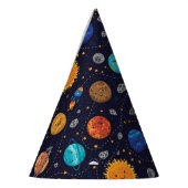 Happy Planets Paper Hat Partyhütchen (Links)