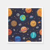 Happy Planets Paper Napkins Serviette (Vorderseite)