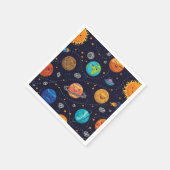 Happy Planets Paper Napkins Serviette (Ecke)