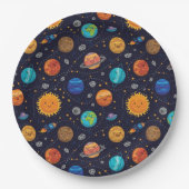 Happy Planets Pappteller (Vorderseite)