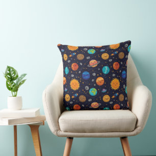 Happy Planets Pillow Kissen