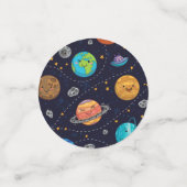 Happy Planets Table Confetti Konfetti (Klein Vorderseite)
